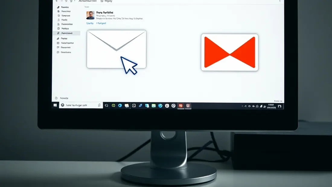 Interface utilisateur d'un courriel avec deux options de rédaction