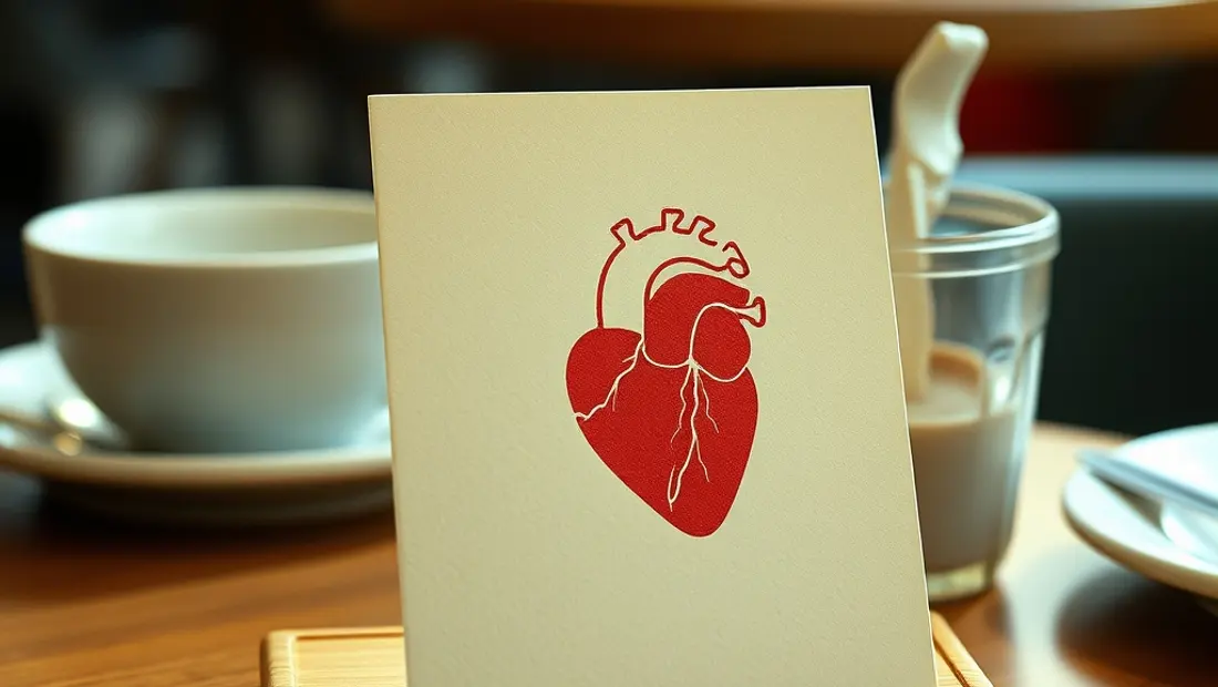 Carte de visite avec un cœur tracé dessus