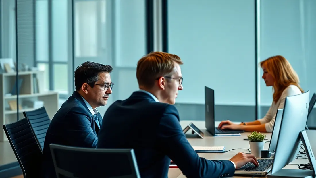 Équipe de travail collaboratif en ligne.